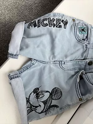 Buy Kids Mickey Mouse Denim Shorts • 0.99£
