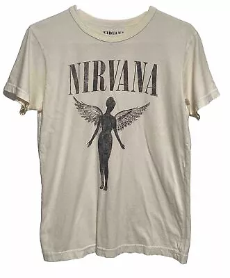 Buy Ltd. Rare NIRVANA Live Nation Tour Band T-shirt FREE PEOPLE Collaboration Sz S. • 37.84£