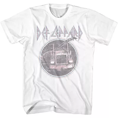 Buy Def Leppard On Through The Night Faded Look Adult T Shirt Metal Music Merch • 40.90£
