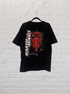 Buy Vintage 90s Star Wars Darth Maul T Shirt Graphic Movie Promo TV Men’s Large • 89.95£