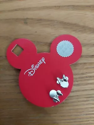 Buy Minnie Mouse Stud Earrings Disney Sainsburys Silver Plated • 4£