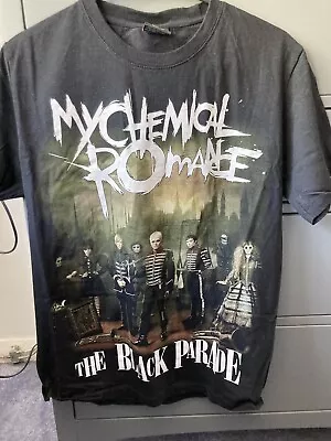 Buy My Chemical Romance Official Black Graphic T Shirt Size Medium  • 14£