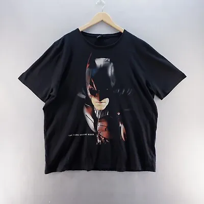 Buy Batman Mens T Shirt 2XL Black Dark Knight Rises Comics Short Sleeve Cotton  • 9.99£