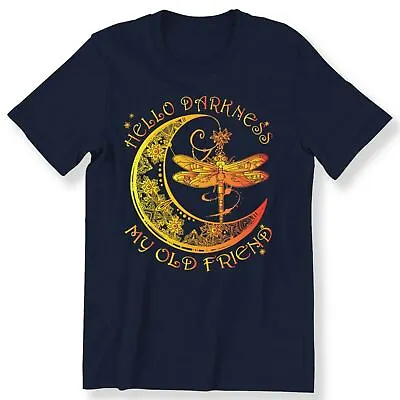 Buy Hello Darkness My Old Friend Men's Ladies T-shirt Dragonfly T-shirt 100% Cotton • 12.99£