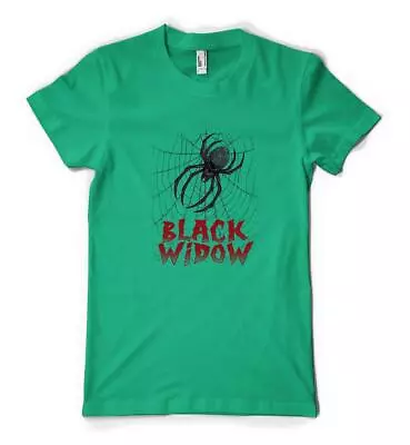 Buy Black Widow Spiders Web Arthropod Arachnid  Personalised Unisex Adult T Shirt • 13.99£