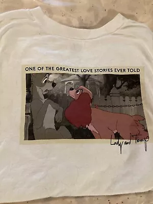 Buy Lady And The Tramp T Shirt.  Size M • 10.09£