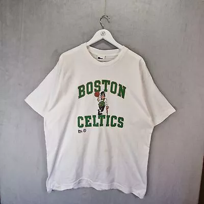 Buy Vintage Pro Player Boston Celtics T-Shirt Mens XL White 90s Single Stitch Made U • 39.99£