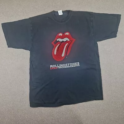 Buy Rolling Stones Shirt Mens Extra Large Black Twickenham Stadium Concert Rock Vtg • 21£