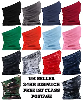 Buy Face Mask Balaclava Neck Tube Scarf Snood Bike Warmer Travel Cover Adult/Child • 4.99£