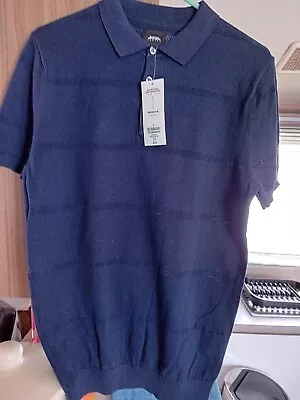 Buy Burton Blue Short Sleeve Polo T-Shirt Size Small • 12£