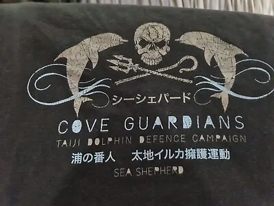 Buy Sea Shepherd Cove Guardians Taiji Dolphin Defence Campaign T Shirt Size 2xl XXL  • 17.50£