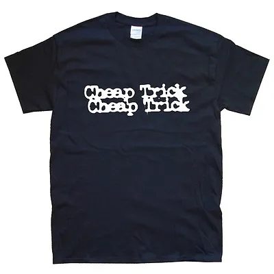 Buy CHEAP TRICK T-SHIRT Sizes S M L XL XXL Colours Black, White  • 15.59£