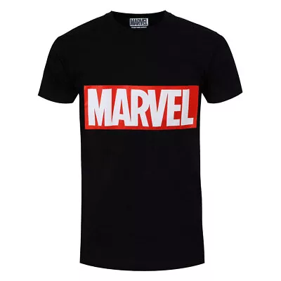 Buy Marvel Comics T-Shirt Logo New Black Official • 13.95£