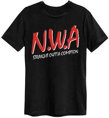 Buy Amplified NWA Straight Outta Compton Mens Black T Shirt NWA Classic Tee T Shirt • 18.95£