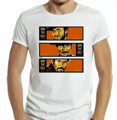 Buy The Good The Bad & The Ugly T-Shirt MOVIE FILM COWBOY 60S 70S Clint Retro 80s • 6.99£