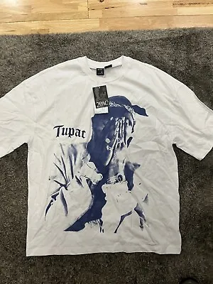 Buy Tupac T-Shirt Mens 2Pac Shakur Unisex Top Size Medium • 15£