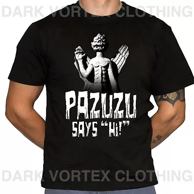 Buy Pazuzu Says  Hi!  - Occult Humor T-Shirt - Exorcist Humor T-Shirt - Halloween • 23.58£