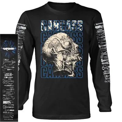 Buy Carcass Necro Head Long Sleeve Shirt S-XXL Official Death Metal • 31.42£