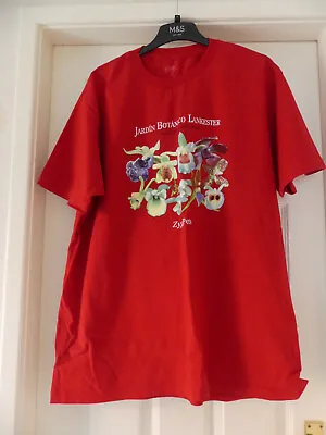 Buy Red T-shirt With Orchids On Front. Xl. From Costa Rica. New • 7£