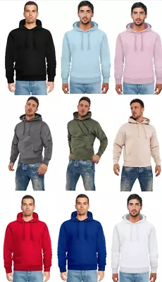 Buy Mens Pullover Ringspun Hoodie  Sweatshirt Jumper Hooded Jackets Fleece Hoody • 11.99£