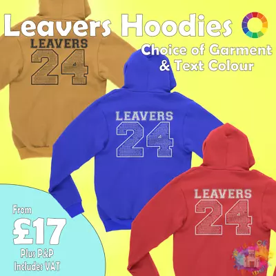 Buy Personalised 2024 Leavers Hoodies: Your Year, Your Style! • 15£