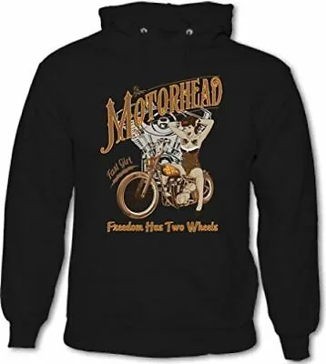 Buy Motorhead Freedom Has Two Wheels Mens Hoodie Cafe Racer Motorcycle Biker • 25.49£