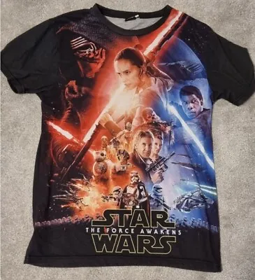 Buy Official Star Wars The Force Awakens T Shirt - Large - VGC • 9.99£