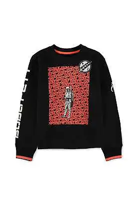 Buy Boba Fett - Bounty Hunter - Boys Crew Sweater Black • 39.40£