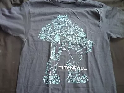 Buy TitanFall Atlas Outline Navy  Size M Licensed T-shirt • 8.48£