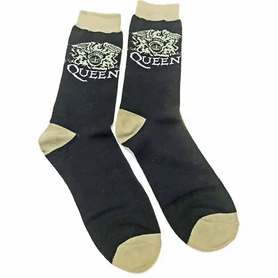 Buy Queen  Official Licensed Unisex Ankle Socks: Crest (UK Size 7 - 11) • 8.99£