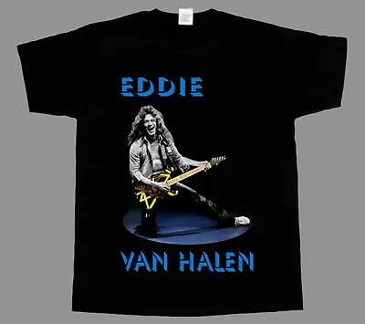 Buy Eddie Van Halen Guitar Short - Long Sleeve New Black T-shirt • 12.59£