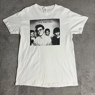 Buy The Smiths Graphic Print Short Sleeve T Shirt Mens Size Medium White • 9.95£
