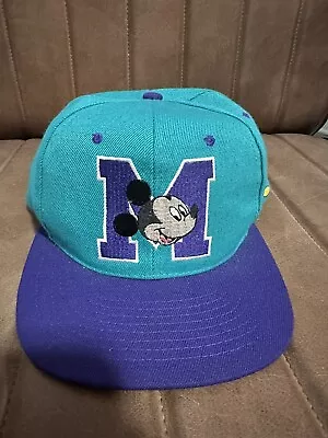 Buy Mickey Mouse Vintage 90s SnapBack Hat Official Disney Merch • 23.67£