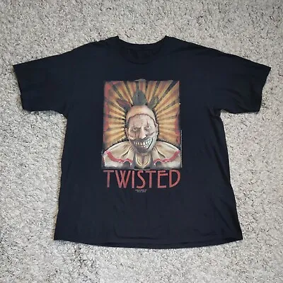 Buy TWISTED American Horror Story Freak Show Black TShirt Size XL • 21.67£