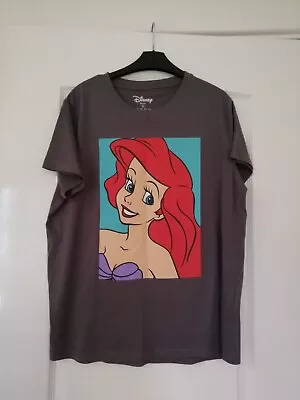 Buy Primark Little Mermaid Charcoal T-shirt Size M New With Tag • 6£