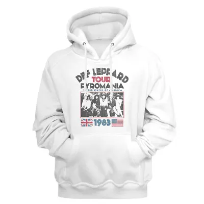Buy Def Leppard Pyromania Tour 1983 Men's Pullover Hoodie Rock Concert Music Merch • 60.11£