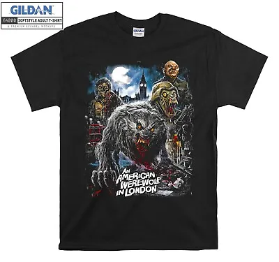 Buy An American Were Wolf T-shirt Gift Hoodie Tshirt Men Women Unisex E898 • 11.99£