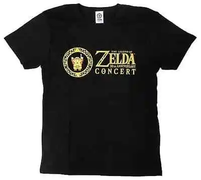 Buy Clothing Concert Logo T-Shirt Black M Size The Legend Of Zelda 30Th Anniversary • 69.72£