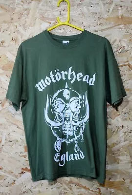 Buy Motorhead T-Shirt Size L Warpig England Green Band Lemmy British Heavy Metal • 20£