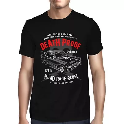 Buy 1Tee Mens Death Proof Road Rage Rebels Car T-Shirt • 7.99£