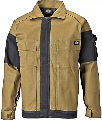 Buy Dickies Mens Grafter Duotone Jacket Brown/Black Colour Sz S - XXL  WD4910 GDT290 • 22.99£