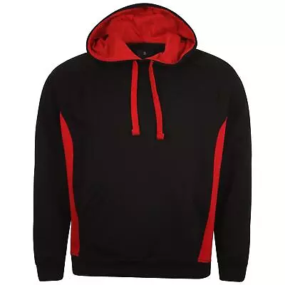 Buy Adults Mens Ladies Unisex Team Hoodie 2 Toned Pullover Hooded Sweatshirt Jumper • 11.99£