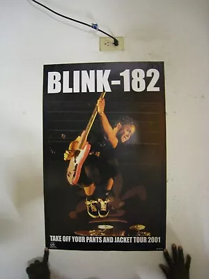 Buy Blink-182 Poster Take Off Your Pants And Jacket Tour 2001 Blink 182 Blink182 1 • 66.30£