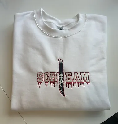 Buy Scream Glow In The Dark Embroidered Hoodie/jumper • 25£