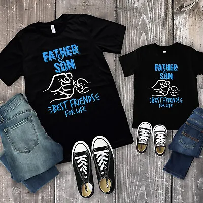Buy Father And Son Best Friends Matching T-Shirt Dad Fathers Day Birthday Tee Gift • 10.99£