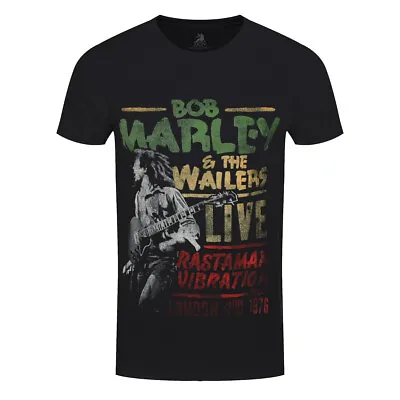 Buy Bob Marley T-Shirt Rastaman Vibration Tour 1976 Reggae Jamaica Official New • 14.95£