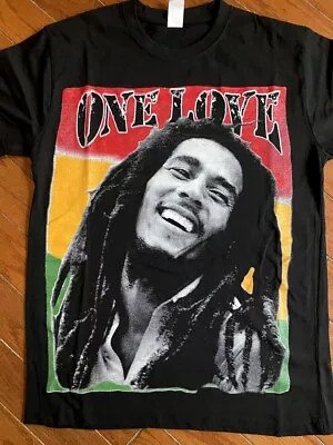 Buy Bob Marley One Love T-shirt, Color Black, Reggae, Rasta, Tosh, Wailers Tee, • 22.53£