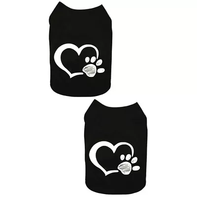 Buy 2x Cat Shirts For Cats Only Small Dog Vest Dog Vest Pet Party Shirtclothing • 12.79£
