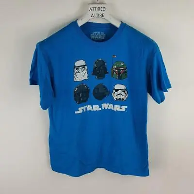 Buy Star Wars T Shirt Womens Blue Xl F77 • 5.99£