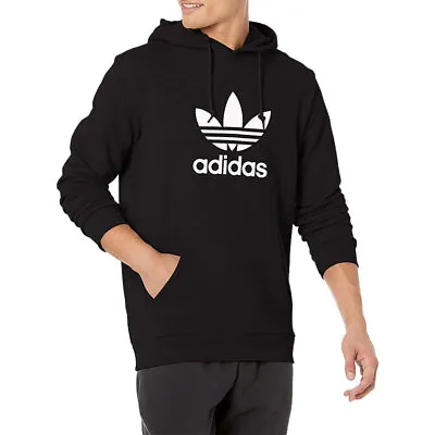 Buy ADIDAS TREFOIL Mens Hoodies Jumpers Casual Logo Top Printed Hooded Sweatshirts • 29.99£